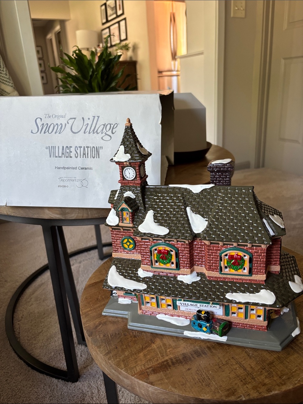 Department 56 Snow Village 'Village Station'